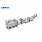Semi Automatic Potato Chips Making Machine / Fresh Potato Chips Machine for sale