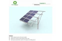 China Easy Installation Single Pole Solar Ground Mount System With Reliable Structure supplier