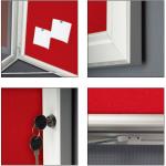 Anodized Aluminum Frame Wall Mounted 45mm A0 Lockable Poster Case