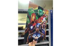 China Marvel Art Prints 3D Lenticular Poster For Living Room Boy Bedroom Gift supplier