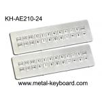 Vandal resistant Industrial Metal Keyboard , IP65 ss keyboard Water proof long life for sale