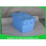 Commercial Distribution Plastic Attached Lid Containers For Transportation And Logistics for sale