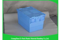 China Commercial Distribution Plastic Attached Lid Containers For Transportation And Logistics supplier