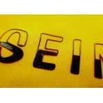 Silicone Rubber Heat Transfer Pantone Color Custom Clothing Patches for sale