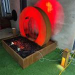 Outdoor Antirust Corten Steel Water Feature Customization Available