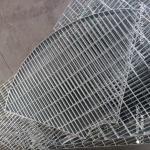 Hot Dip Galvanized Carbon Steel Metal Grating Customized Special Shaped for sale