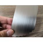 0.40mm Silver Brushed Stainless Steel Metal Card Logo Printing