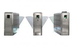 China 600mm Retractable Bi directional Flap Barrier Gate WITH high sensitivity infrared photocell supplier