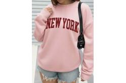 China New York Letter Retro Distressed Pattern Printed Sweatshirt supplier