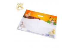China Gravure printing OEM ODM Transparent Food Packaging Bags Bopp Plastic Bags With handle supplier