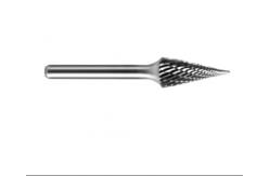China High Strength SM Cone Carbide Burr HRC50 To 60 Cone Pointed End supplier