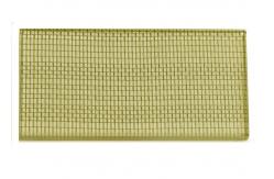 China Gold Metallic Mesh Laminated Glass Partition supplier