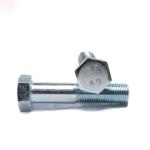 Grade4.8 6.8 8.8 Blue White Zinc Half Thread Hex Bolts DIN931 Hexagon Head Bolts for sale