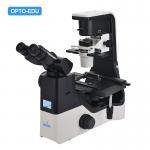 OPTO EDU A14.1065 Tilting Inverted Phase Contrast Microscope for sale