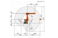 China Cutom KUKA Robot Arm KR 70 R2100 For Handling Assembling Palletizing supplier
