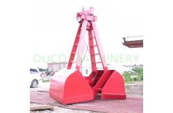 China Coal Lifting Bulk Handling 5 Cubic Clamshell Grab Bucket supplier