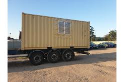 China Customizable Electric Mobile Container Spray Booth Container Paint Booth For Flexible Maintenance supplier