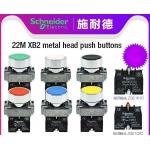XB2B Push Button Switch Industrial Electrical Controls Illuminated Flush Head 24v 230v 1NO1NC for sale