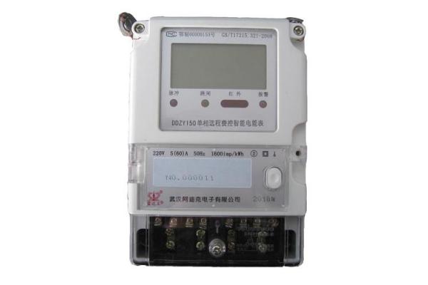 230V Single Phase Smart Electric Meter With Automatic Remote Reading System