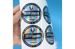 China 3d Holographic Seal Stickers Waterproof Reusable Cutomized Sizes supplier