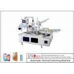 PLC Control Pneumatic Vertical Cartoning Machine For Bottles 60BPM High Speed for sale