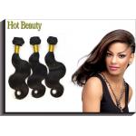 Natural Brazilian Body Wave Virgin Human Hair Extensions For Black Women for sale