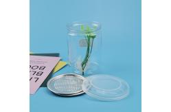China PET Pop Top 23G CBD Herbs 280ml Plastic Canister With Lid supplier