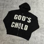China Manufacturer 420 Gsm Sun Faded Acid Washed Custom Logo Distressed Embroidery Patchwork Zip up Heavy Weight Rhinestone Hoodie manufacturer