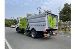 China Rear Dump Method Truck Mounted Road Sweeper 4x2 Drive Model For Highways supplier