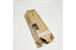 China Custom Printing Kraft Gift Boxes With PVC Window Waterproof supplier
