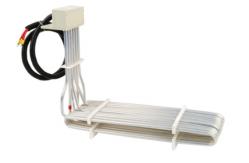 China 3 Phase L Shaped Fluoropolymer PTFE Bottom Heater supplier