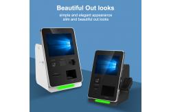 China Tabletop Self Check In Kiosks With Room Card Dispenser Function supplier