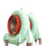 Mini Francis Hydro Water Turbine Generator Custom Colors 100KW-70MW for sale