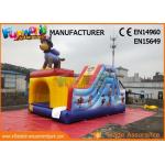 0.55mm PVC Tarpaulin Toddler Inflatable Bouncer Slide Fire Retardant for sale
