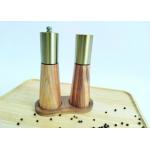 Refillable Acacia Wooden Salt And Pepper Grinders For Herb Enthusiasts for sale