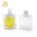50ml Jam Jelly Clear Resealable Plastic Bags 8.6mm Liquid Bag With Spout Packaging for sale