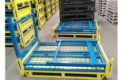 China Warehouse Q235 Wire Mesh Pallet Cage Heavy Duty For Lifting supplier
