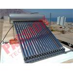 Household Heat Pipe Solar Water Heater 200 Liter High Density Insulation for sale