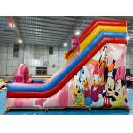 Customized Inflatable Slide Mickey And Minnie Inflatable Double Dry Slides Castle