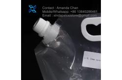China Liquid Spout Pouch Reusable Durable Spouted Stand Up Pouches Juice Drink Takeout Bag supplier