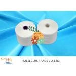 Virgin Knotless Raw White Yarn 40s / 3 , Colourful Polyester Core Spun Yarn for sale