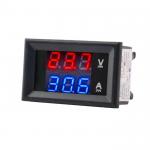 DC 0-100V 0-10A Digital Voltmeter Ammeter 12V 24V 36V 48V Voltage Current Meter Tester for sale