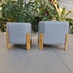 Customed Design Modern Style Fiber Clay Planter With Hand Carve Finishing