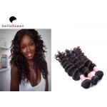 Unprocessed Double Drawn Hair Extensions ,  Remy Human Hair Weave Full Ends for sale