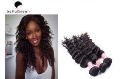 China Unprocessed Double Drawn Hair Extensions ,  Remy Human Hair Weave Full Ends supplier