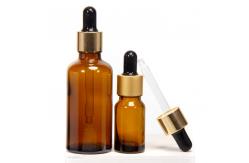 China Custom Label Tincture 5ml Amber Glass Dropper Bottles Bulk With Plastic Dropper Cap supplier