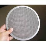 Woven Wire Mesh Filter Disc SS Materials High Strain Ability Long Lifespan for sale