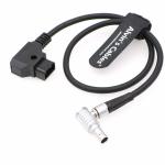 Alvin's Cables Teradek 2 Pin Right Angle Male to D Tap Power Cable for sale