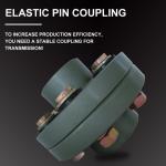 FCL Elastic Sleeve Pin Bush Coupling Cast Iron Gearbox Shaft Coupling for sale