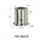 Chrome Plated Bullet Shape Ceiling Cable Coupler For Hanging Systems YW86254